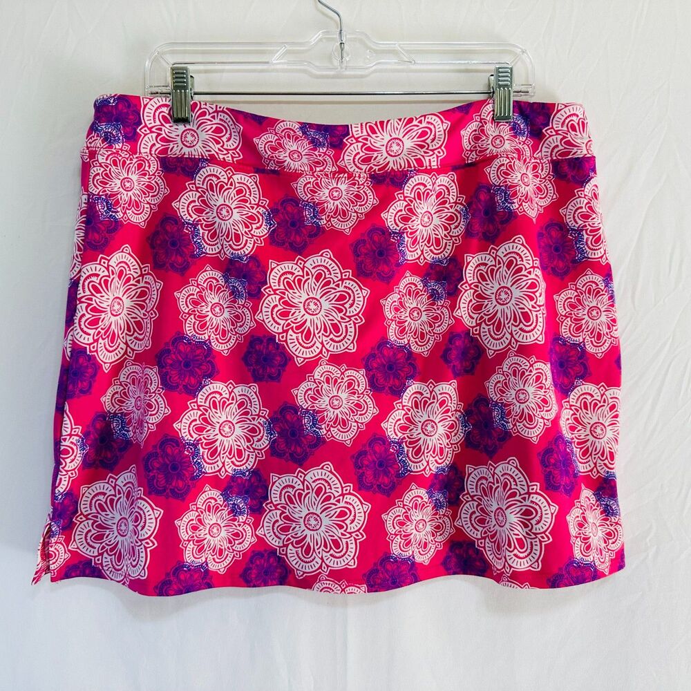 Tranquility by Colorado Clothing Women's Athletic Skort Size XL Mandala Design